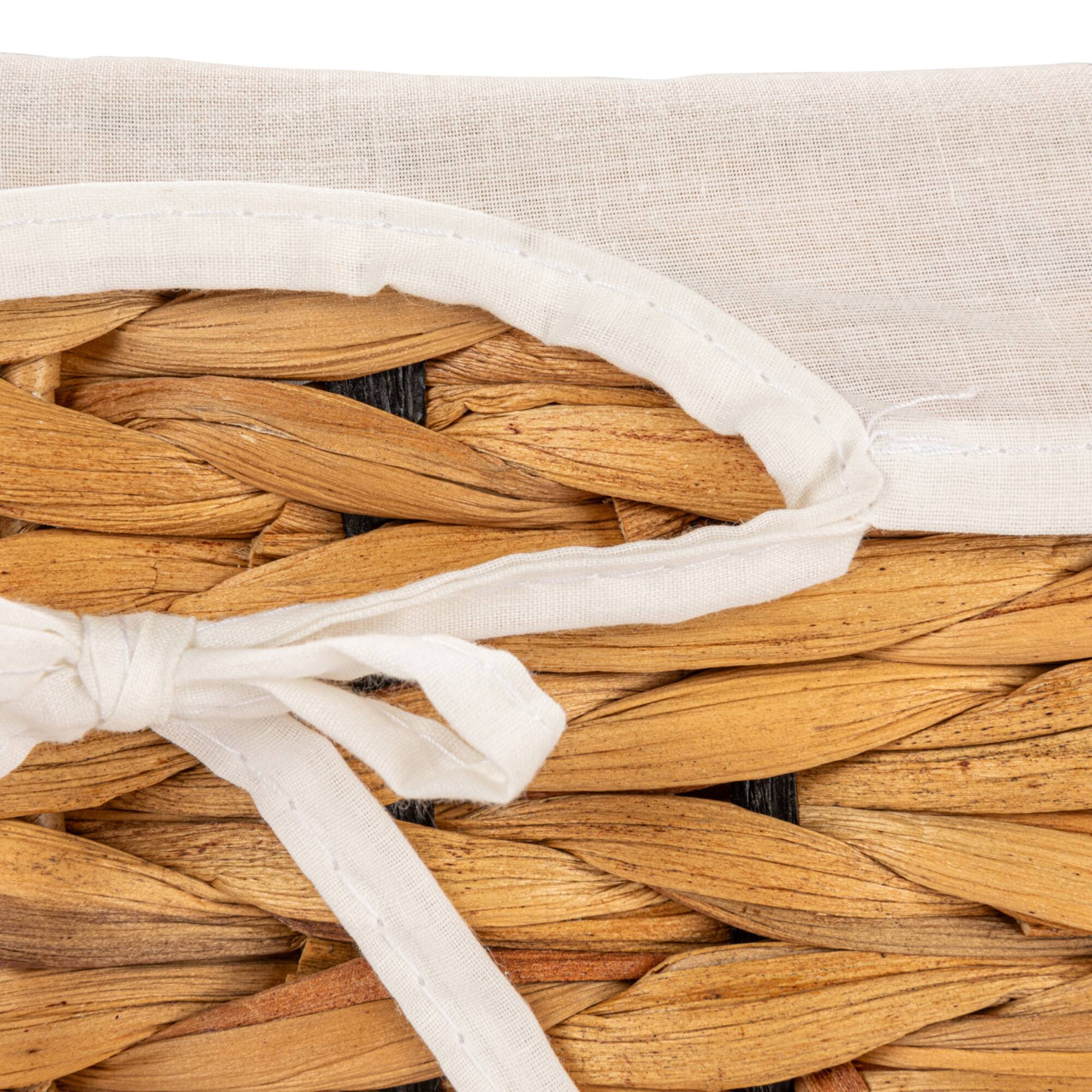 Water Hyacinth Wicker Basket Set
